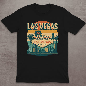 Las Vegas Retro Welcome Sign T-Shirt