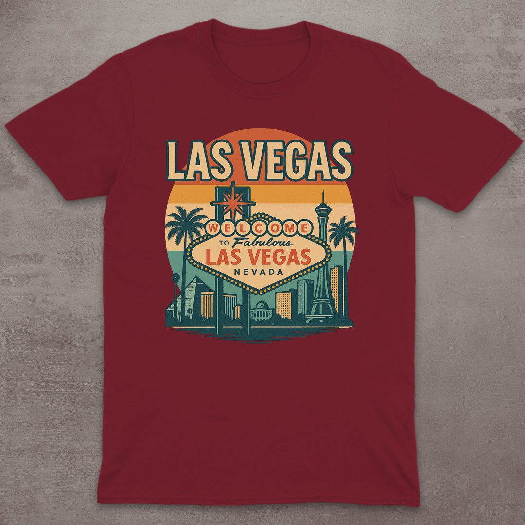 Las Vegas Retro Welcome Sign T-Shirt