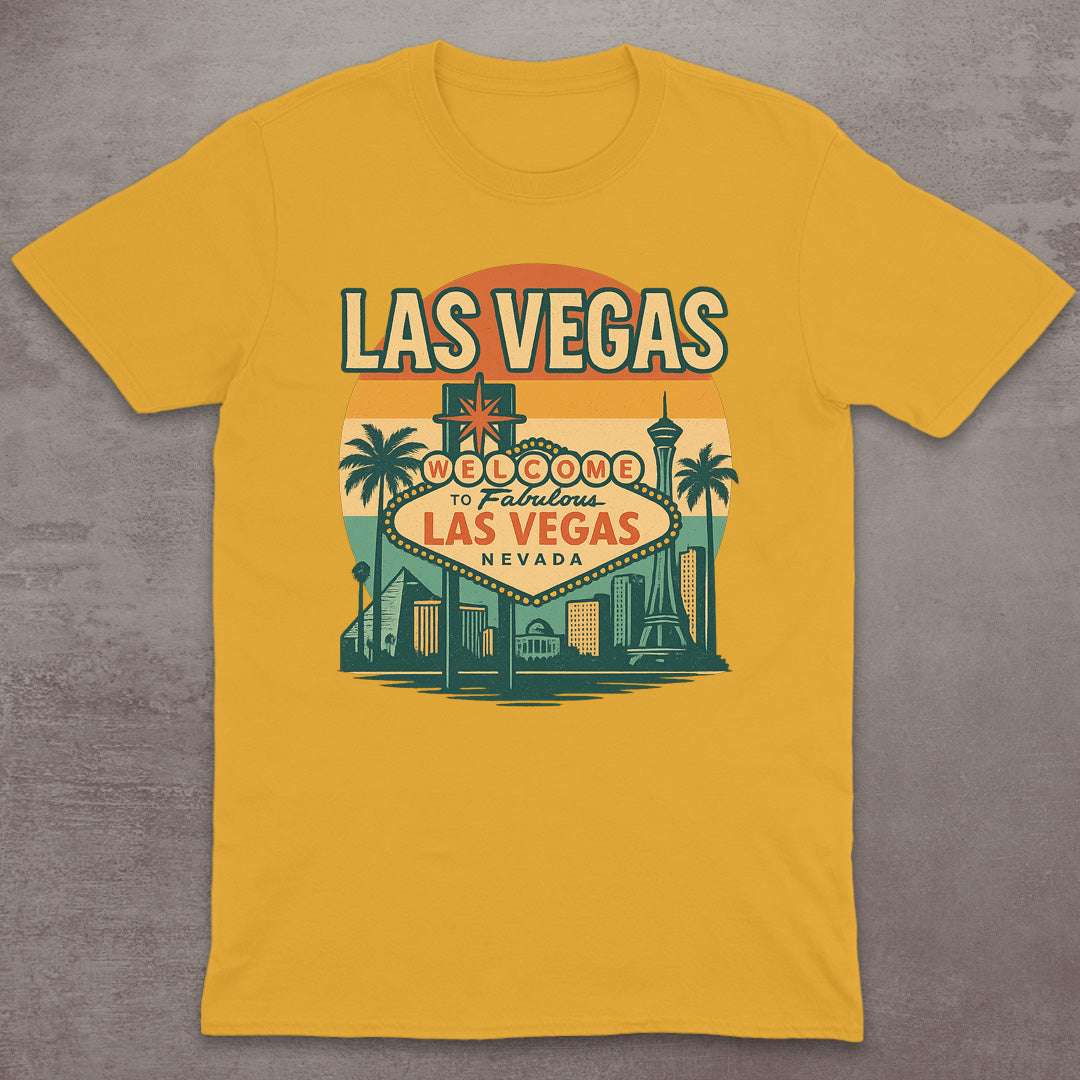 Las Vegas Retro Welcome Sign T-Shirt
