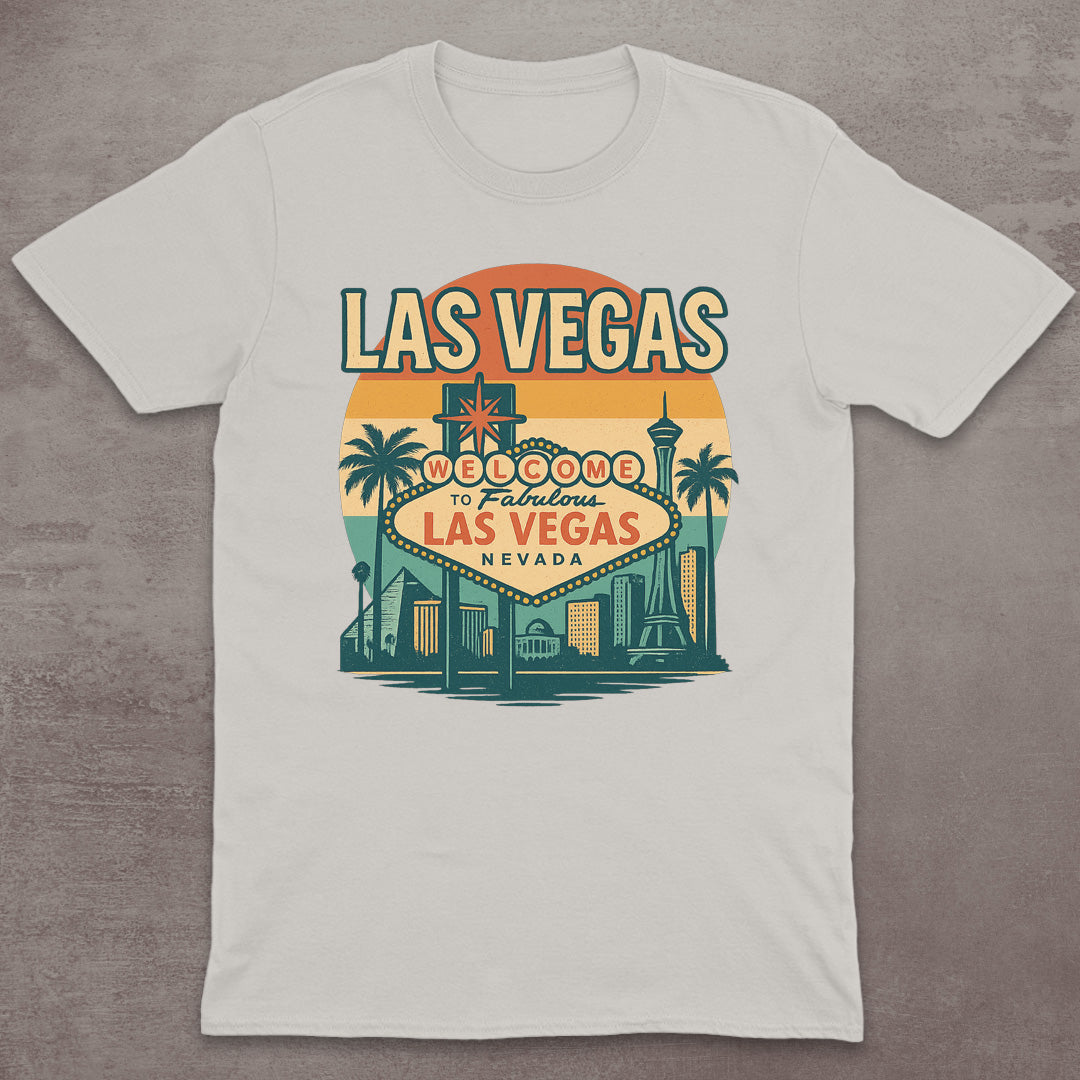 Las Vegas Retro Welcome Sign T-Shirt