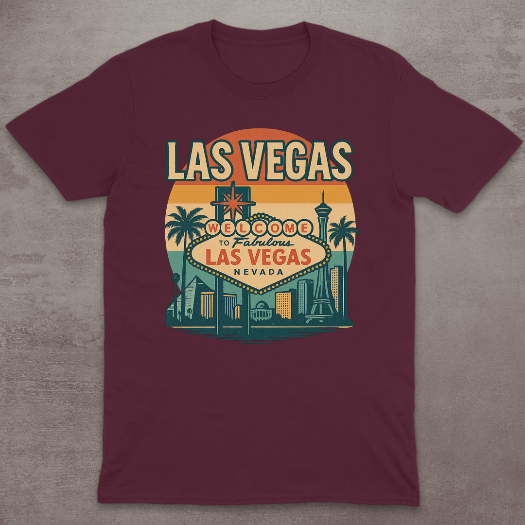 Las Vegas Retro Welcome Sign T-Shirt