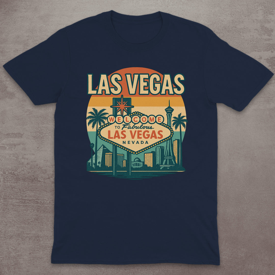Las Vegas Retro Welcome Sign T-Shirt
