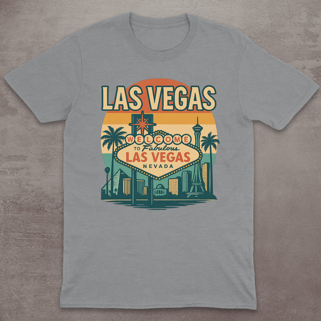 Las Vegas Retro Welcome Sign T-Shirt