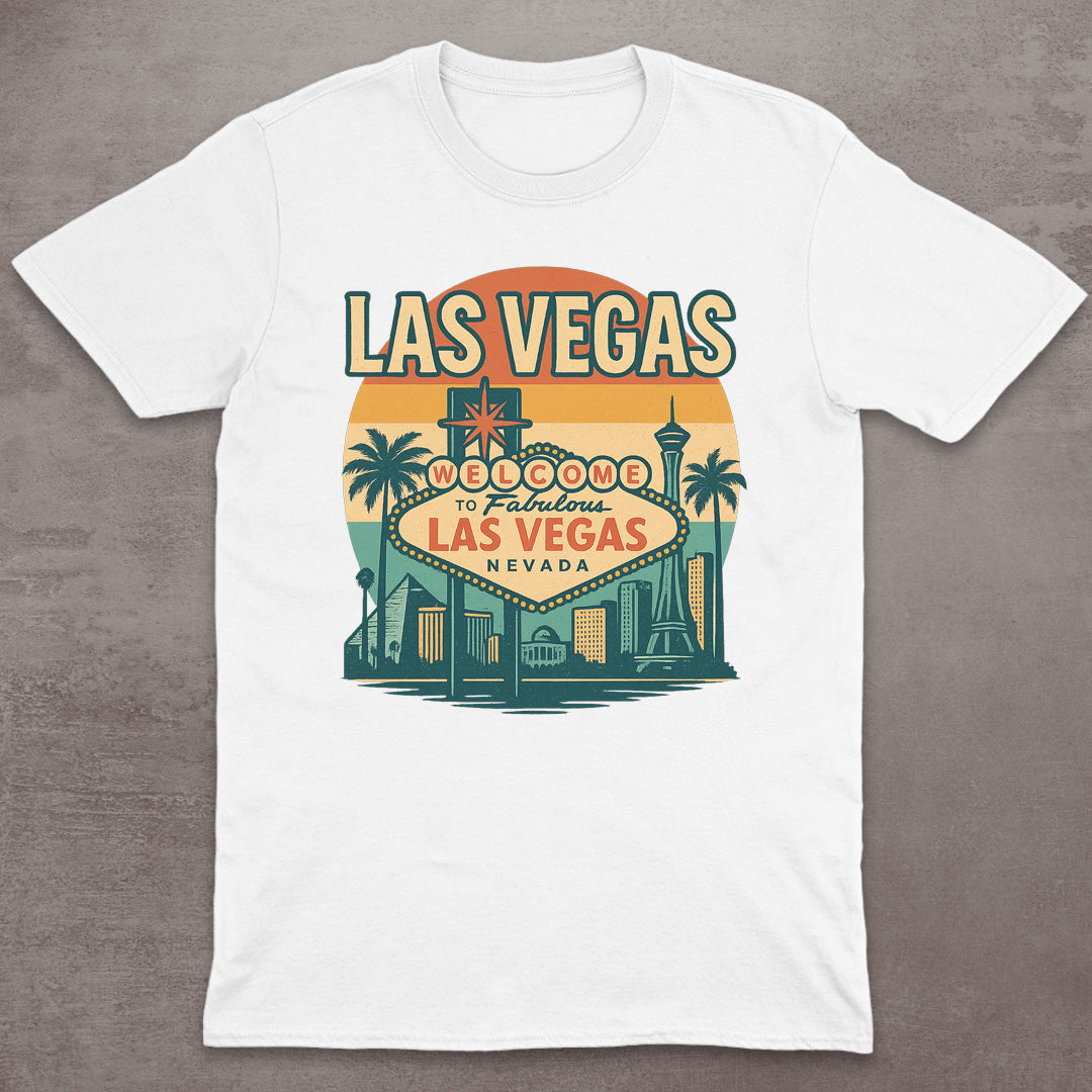 Las Vegas Retro Welcome Sign T-Shirt
