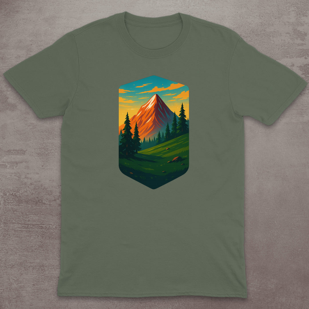 Sunset Alpine Emblem T-Shirt